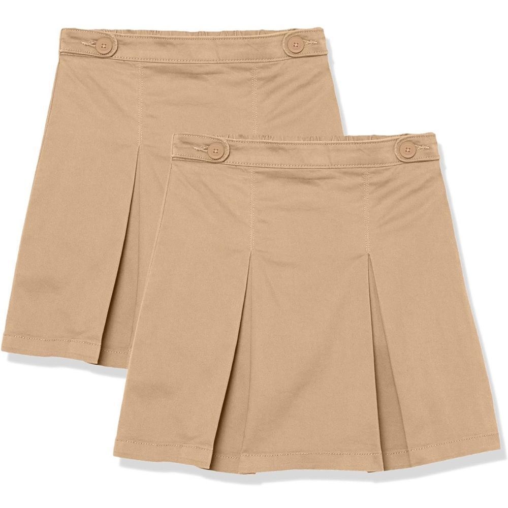 Girls Size Small Amazon Essentials Girls' Uniform Scooter Skirts, Multipacks